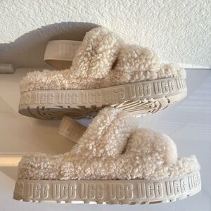 UGG Oh Fluffita Slingback Sherpa Slippers size 6